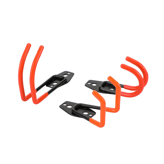 Double Wall Mount Garage Organization Tools 5PCS Heavy Duty Storage Hooks
