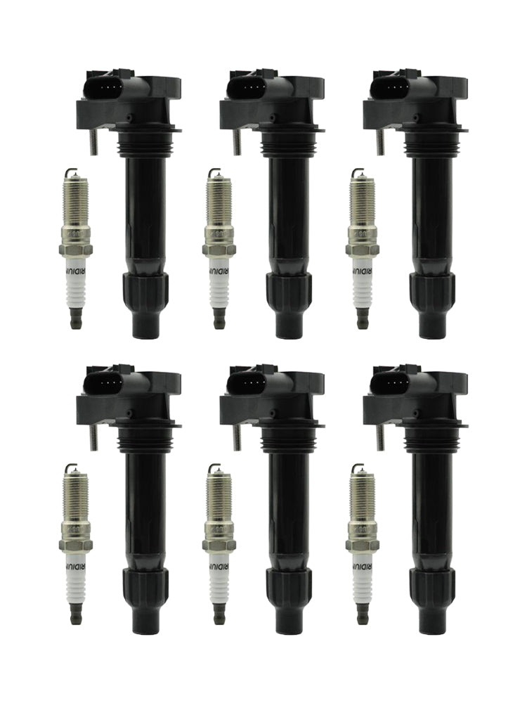 2008-2009 Pontiac G8 V6 3.6L 6PCS Ignition coil+6PCS Spark Plug UF569 D515C 12610626 12618542