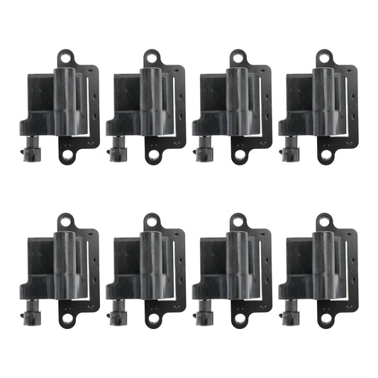 1999-2006 Chevy Silverado 1500 8 Pack Square Ignition Coil & Spark Plug Wire 12556893 12558693 12570553