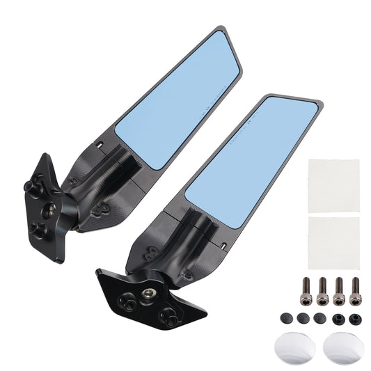 CNC Aluminum Winglet Mirror Wing Mirror For BMW S 1000 RR S1000RR 2020-2025