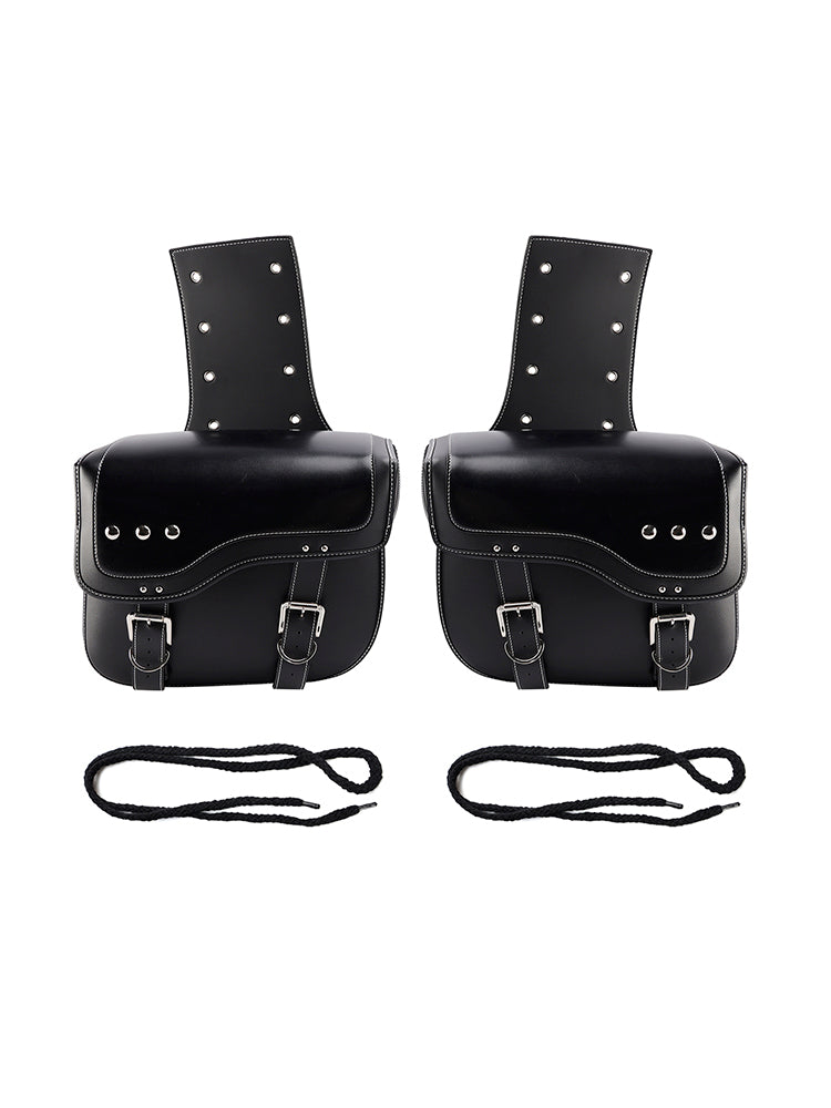 Tail Bag Side Saddlebag Tail Bag Luggage Pouch Storage Black 28L For Motorbike