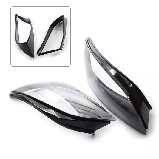 2PCS Headlight Headlamp Lens Cover Shell For AUDI TT 2008-2014