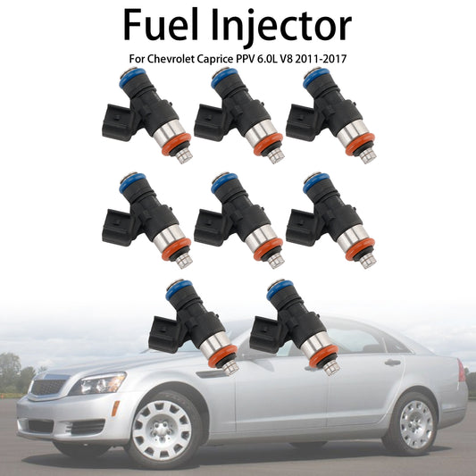 8PCS Fuel Injector 12639221 Fit Chevrolet Caprice PPV 6.0L V8 2011-2017
