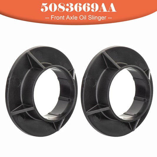 2x Front Axle Oil Slinger 5083669AA for Jeep Wrangler JK 2007-2018
