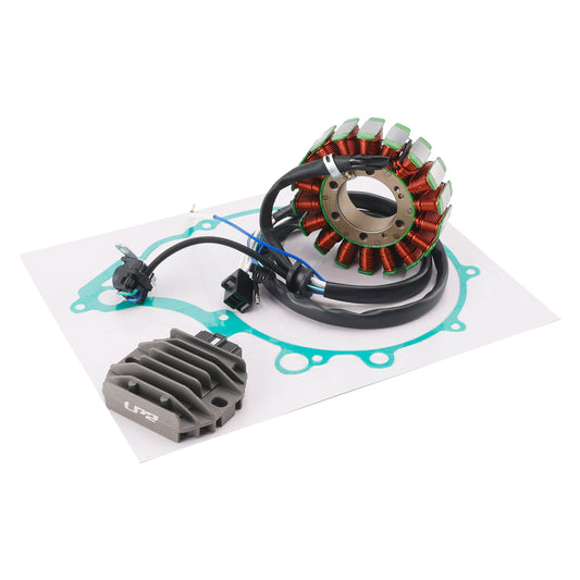 1996 Yamaha SRX 400 SRX400 Coil Stator 3SX-81410-00+ Voltage Regulator 4HM-81960-00+ Gasket Assy 4DW-15451-00