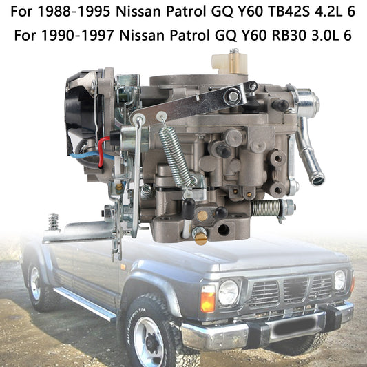 1988-1995 Nissan Patrol GQ Y60 TB42S 4.2L 6 2 Barrel Carburetor Electric Choke 16010-26J00