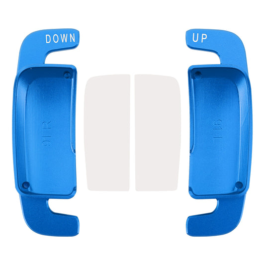 Aluminium Blue Steering Wheel Paddle Shifter Extension For Benz A C GLE 2022+