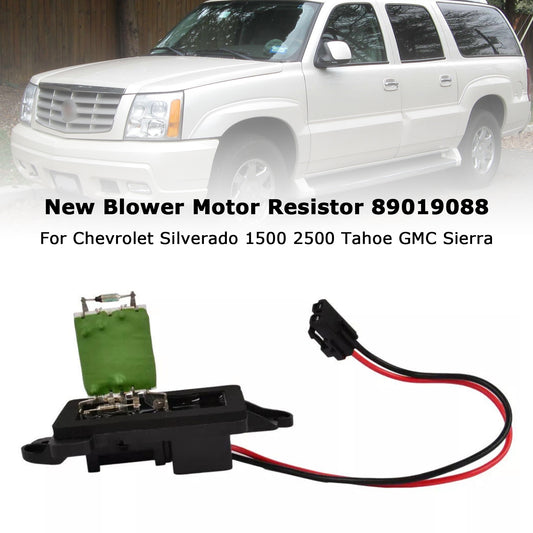 Chevrolet Silverado 1500 2500 Tahoe GMC Sierra New Blower Motor Resistor 89019088