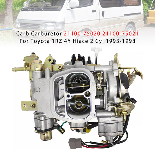 1993-1998 Toyota 1RZ 4Y Hiace 2 Cyl Carb Carburetor 21100-75020 21100-75021