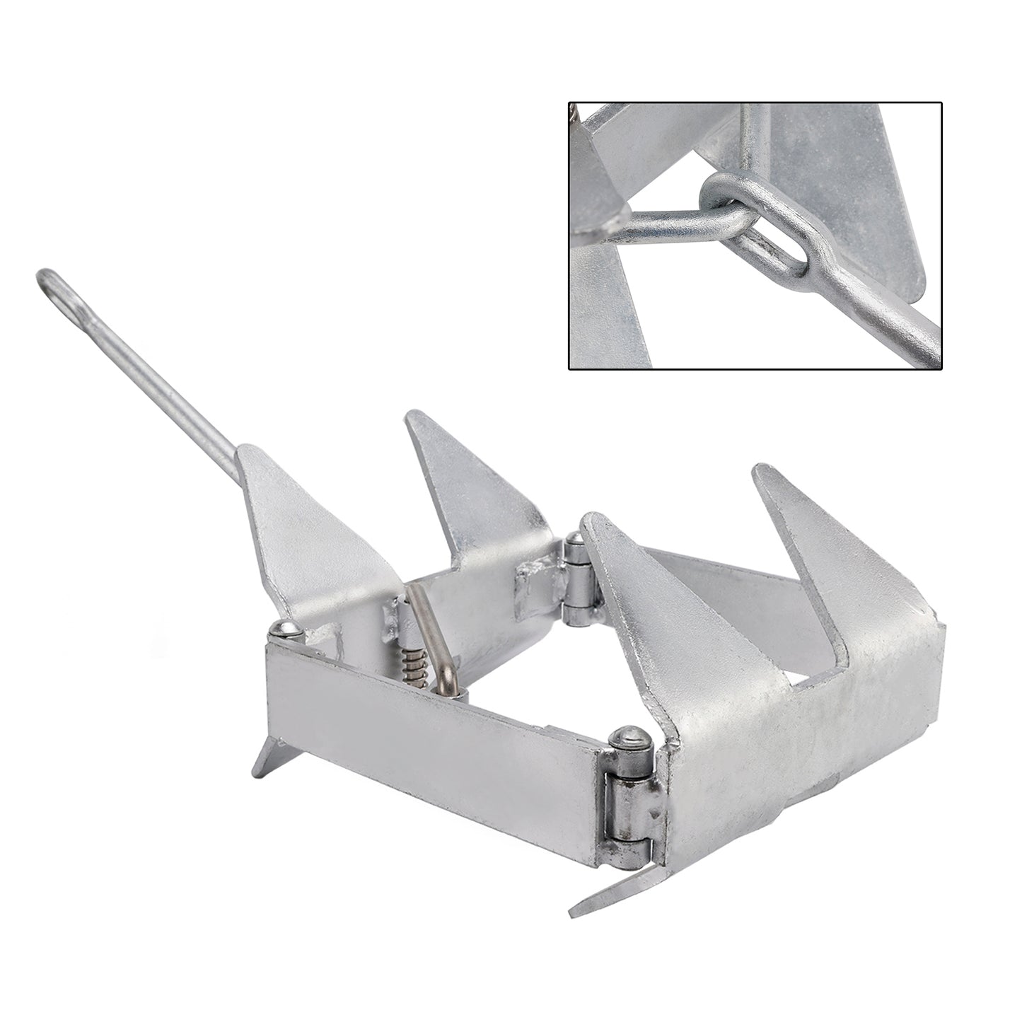 Foldable Boat Anchor 13 lbs Boat Slide Box Anchors Sliding Cube Anchor