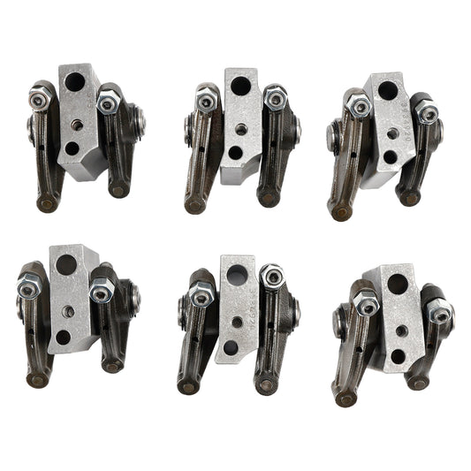 6PCS Intake Exhaust Rocker Arms Support Set 3934920 4089669 for Cummins Dodge 5.9L 12V