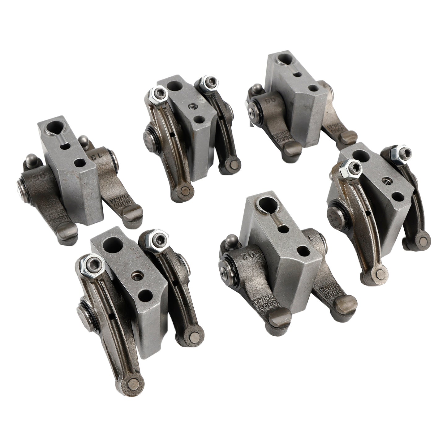 Cummins Dodge 5.9L 12V 3934920 6PCS Intake Exhaust Rocker Arms Support Set 4089669 3966678