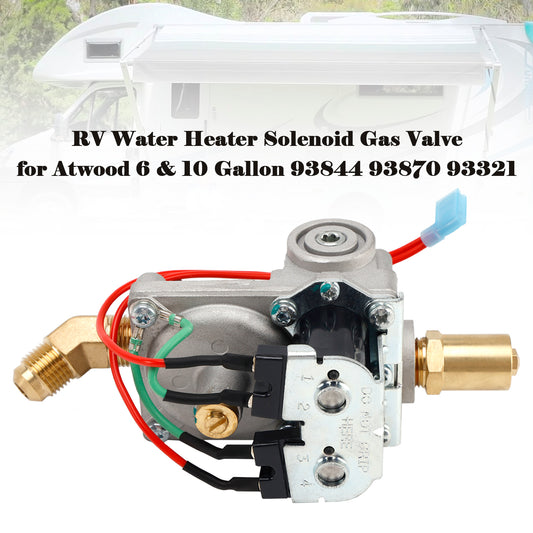 Atwood 6 & 10 Gallon 93844 93870 93321 RV Water Heater Solenoid Gas Valve