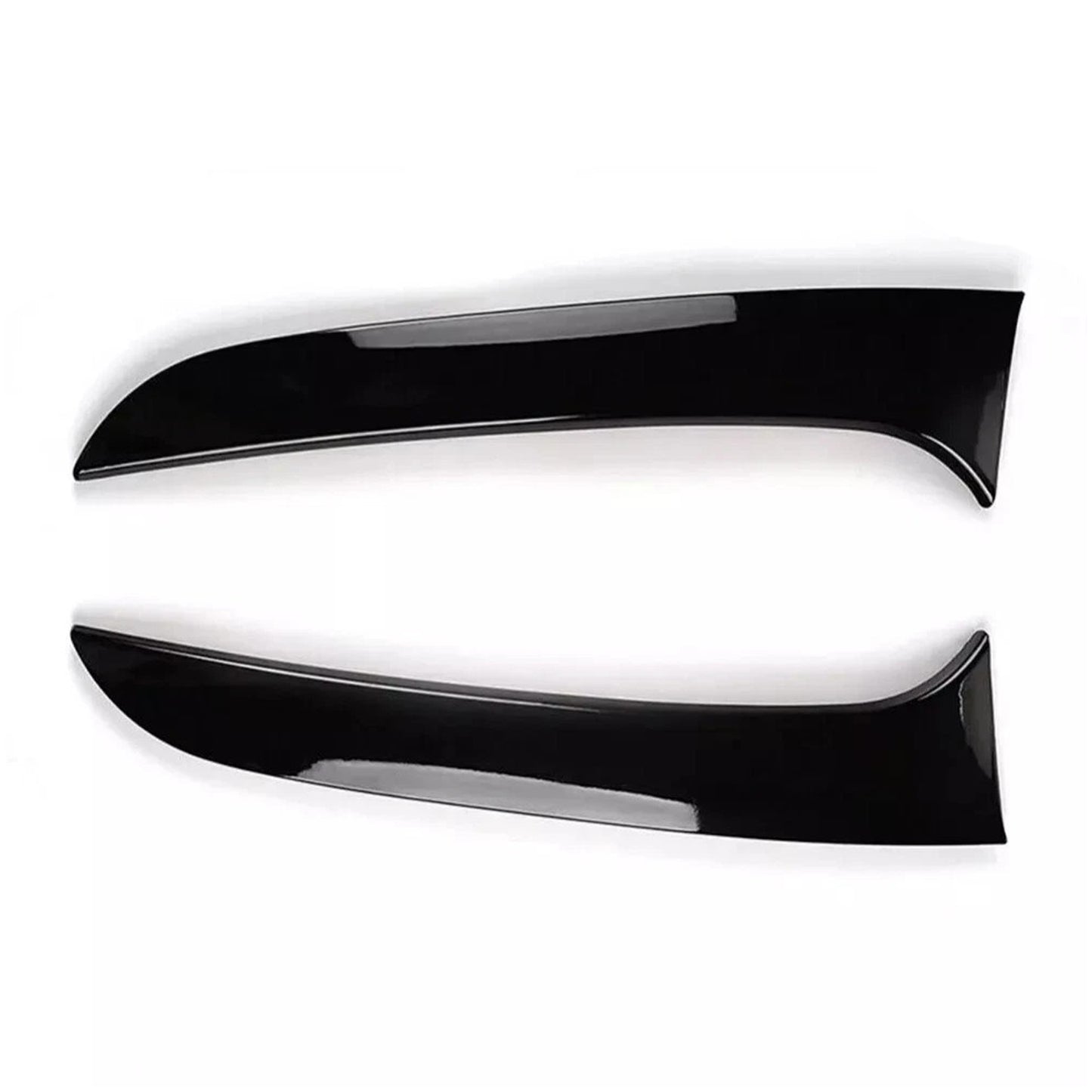 2011-2019 BMW 1 Series F20 F21 Gloss Black Pair Rear Window Side Wing Spoiler