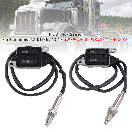 Cummins ISX DIESEL 13-18 5WK96740B 5WK96741B 4326874 Kit Of Nox Sensor