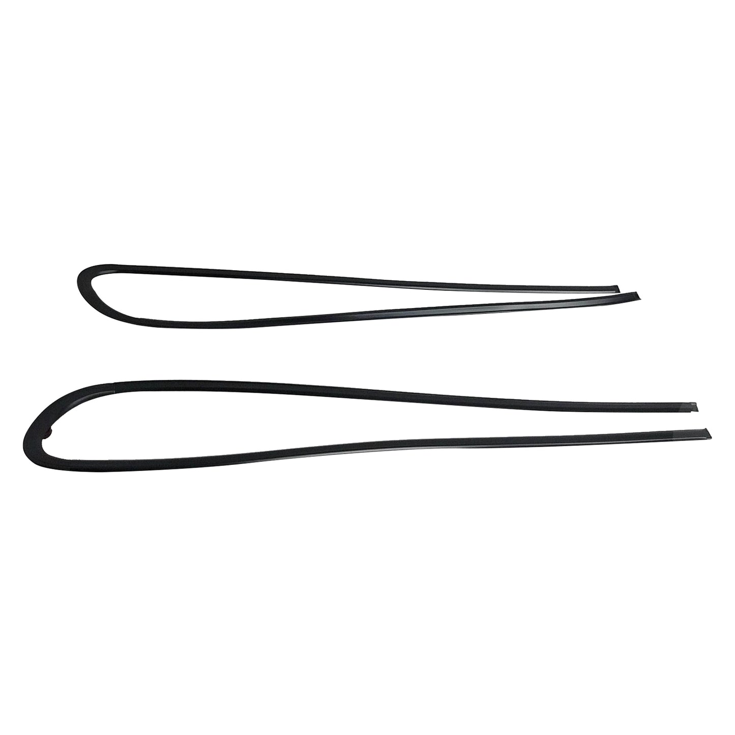 1988-1991 HONDA CR-X CRX EF8 2PCS Window Glass Molding RH & LH