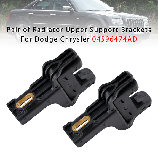 Dodge Chrysler 04596474AD Pair of Radiator Upper Support Brackets