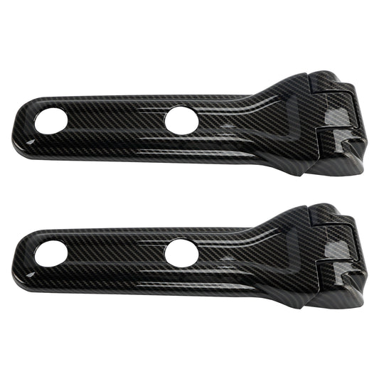 Carbon Fiber Tailgate Hinge Cover Trim 2018-2024 Jeep Wrangler JL &Unlimited