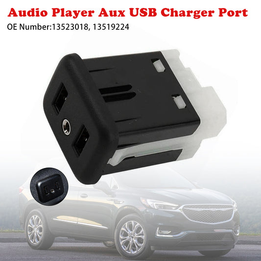Chevy Enclave Equinox 13523018 13519224 Audio Player Aux USB Charger Port