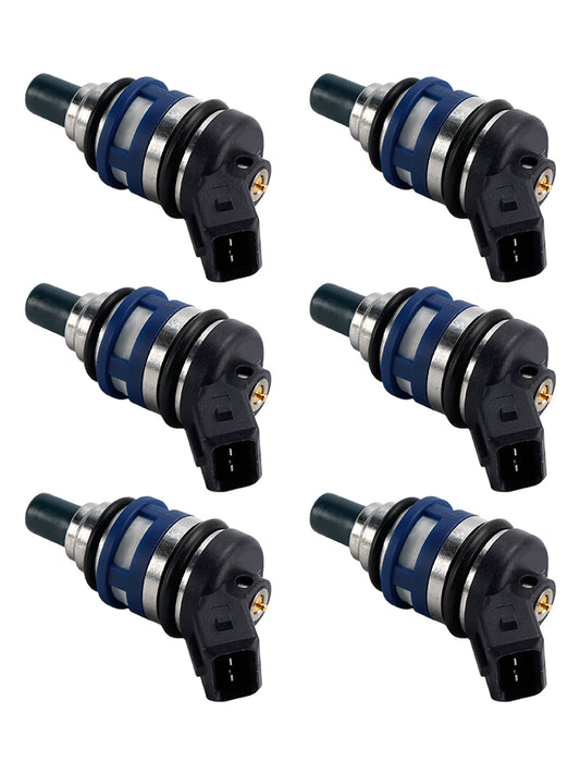 6Pcs Fuel Injector 1989-1996 Nissan 300ZX Z32 3.0L TURBO V6 16600-40P07