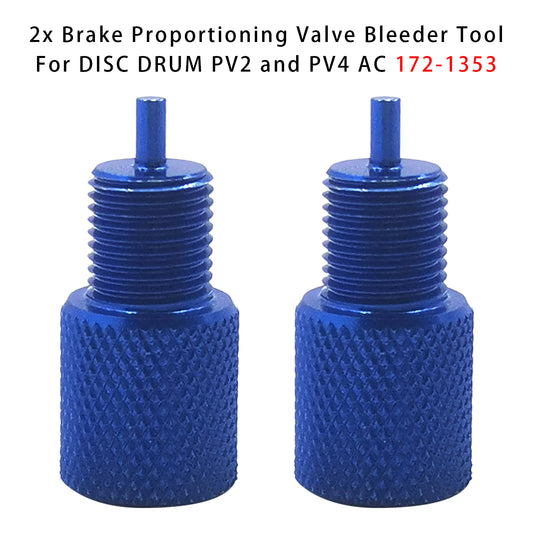 DISC DRUM PV2 and PV4 AC 172-1353 2x Brake Proportioning Valve Bleeder Tool