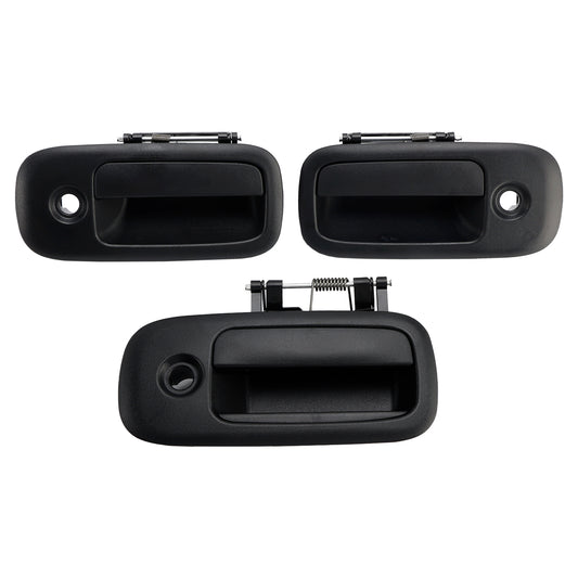 1996-2009 Chevrolet Express 1500 15167641 3PCs Front Exterior Door Handle Set