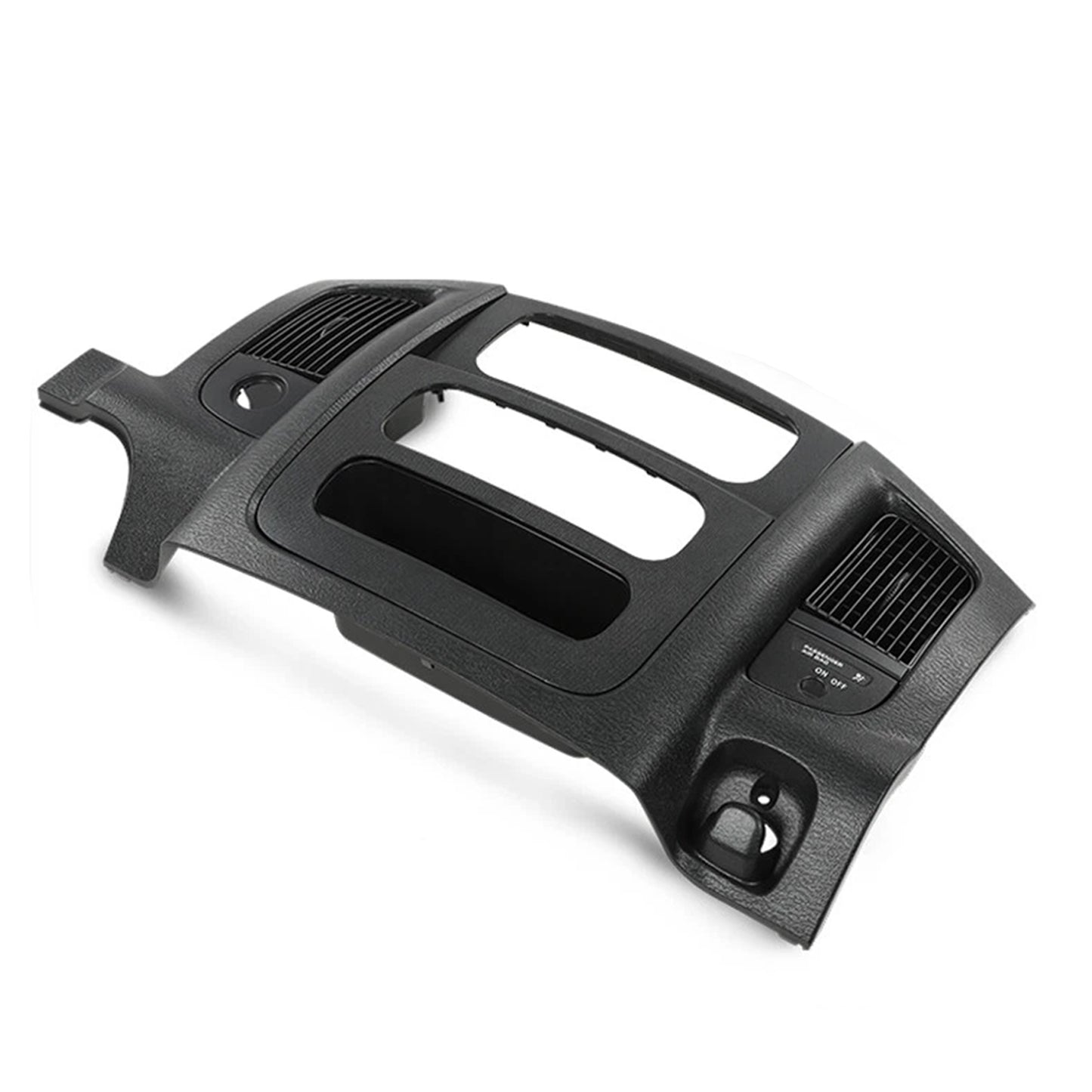 2003-2005 Dodge Ram 2500 3500 02ITM3705CBK Center Dash Radio Trim Air Vent Bezel Panel Black Fit