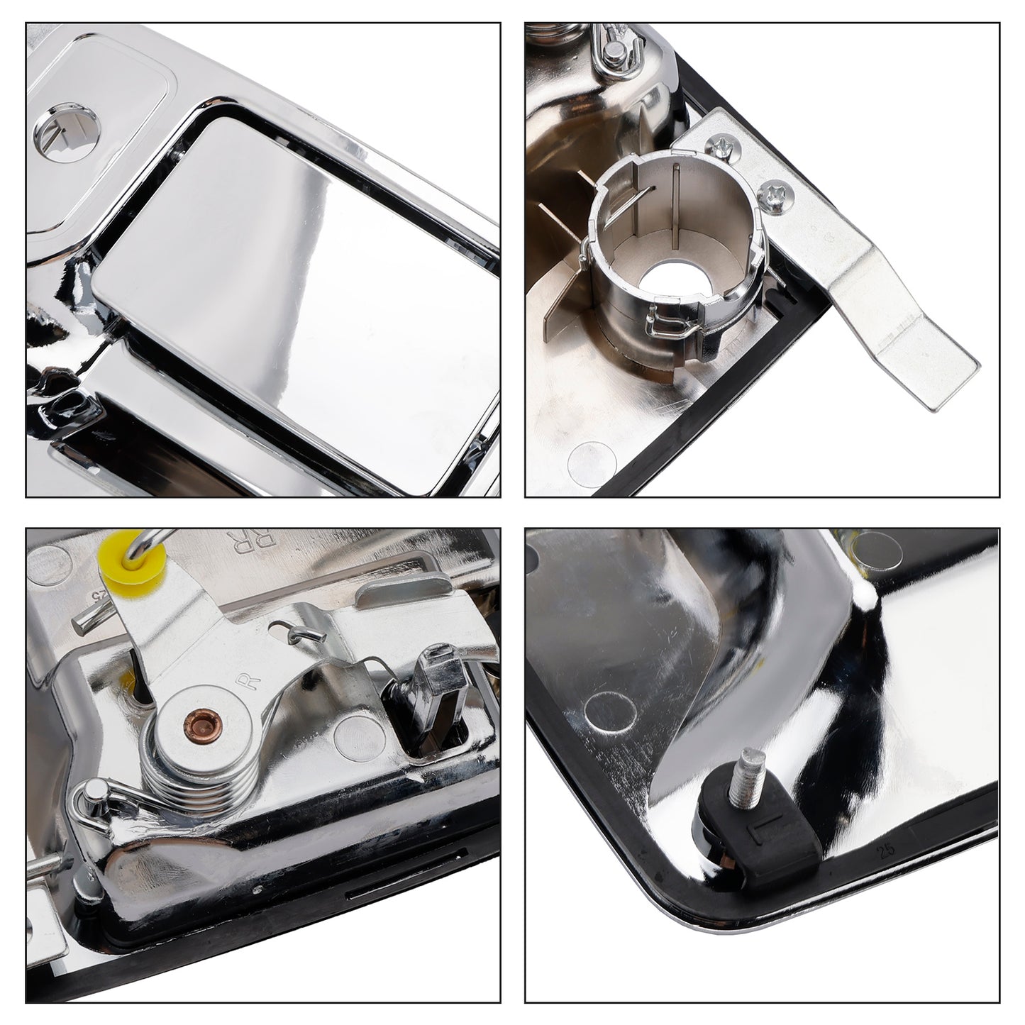 2000-2013 Ford F-750 7C3Z2522406AA 4Pcs Chrome Exterior Door Handle Set