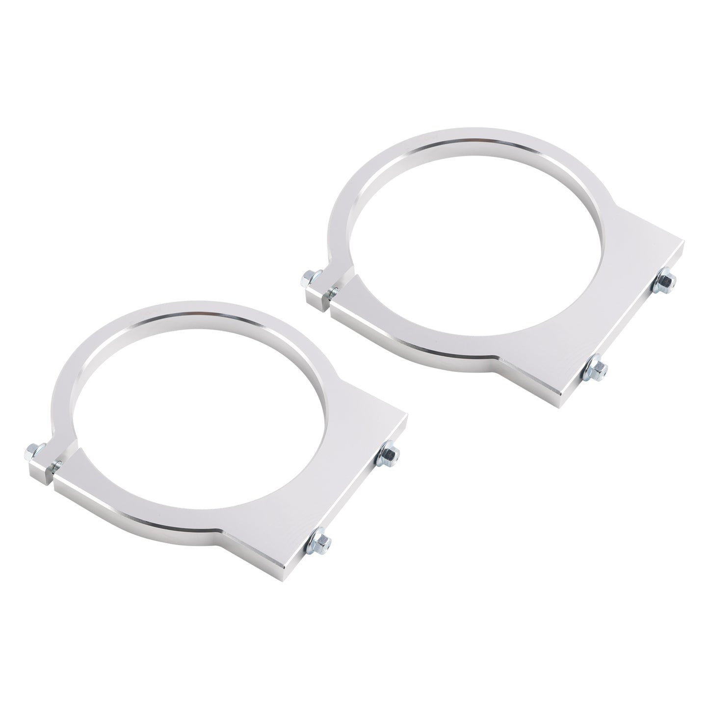 2 Pack 2lb Nitrous Bottle Bracket 2.5 2 Two Pound 4-3/8" Bottle Diameter Tank Mount NOS Billet GSXR 551443