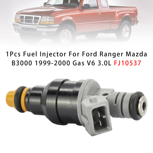 1999-2000 Ford Ranger Mazda B3000 Gas V6 3.0L FJ10537 1Pcs Fuel Injector