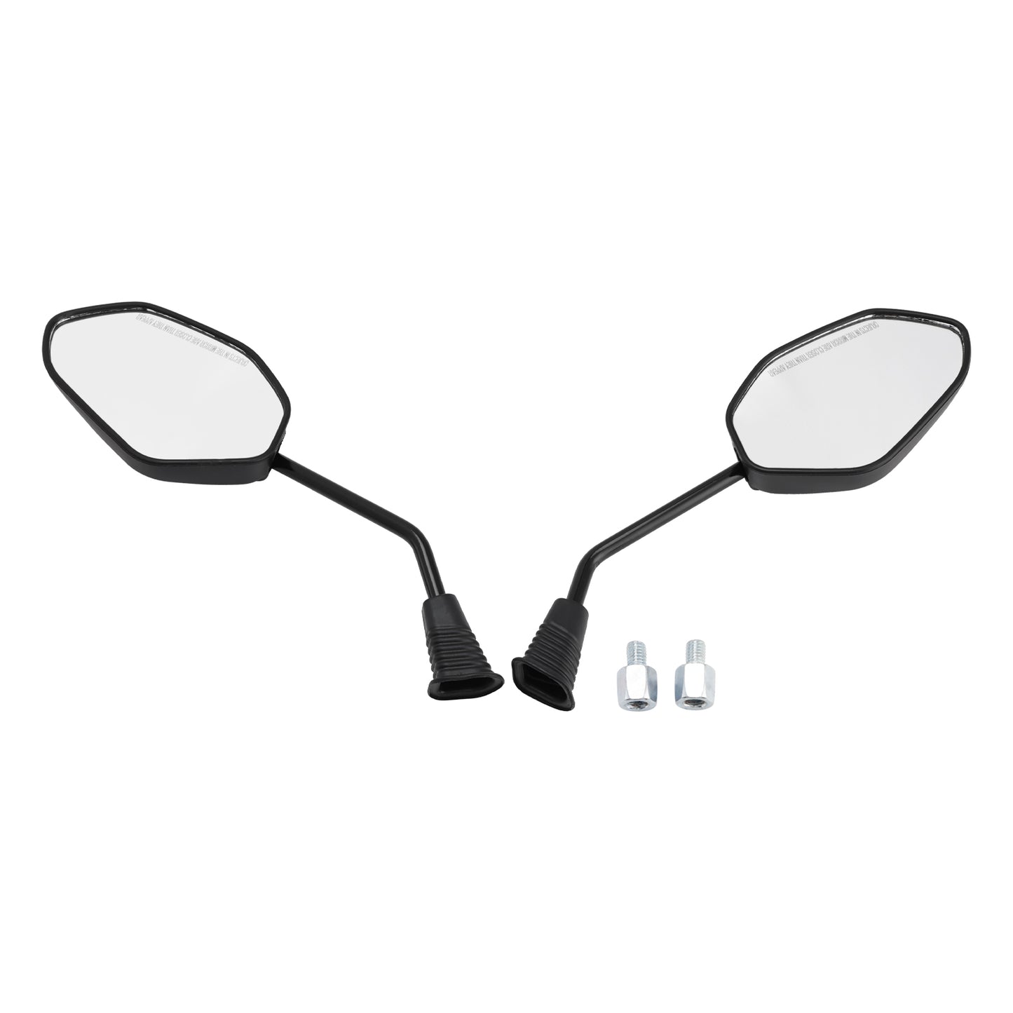 2017-2022 Honda Dio 110 SCV110 88110-KZK-F01 Black Rearview Mirrors Left & Right