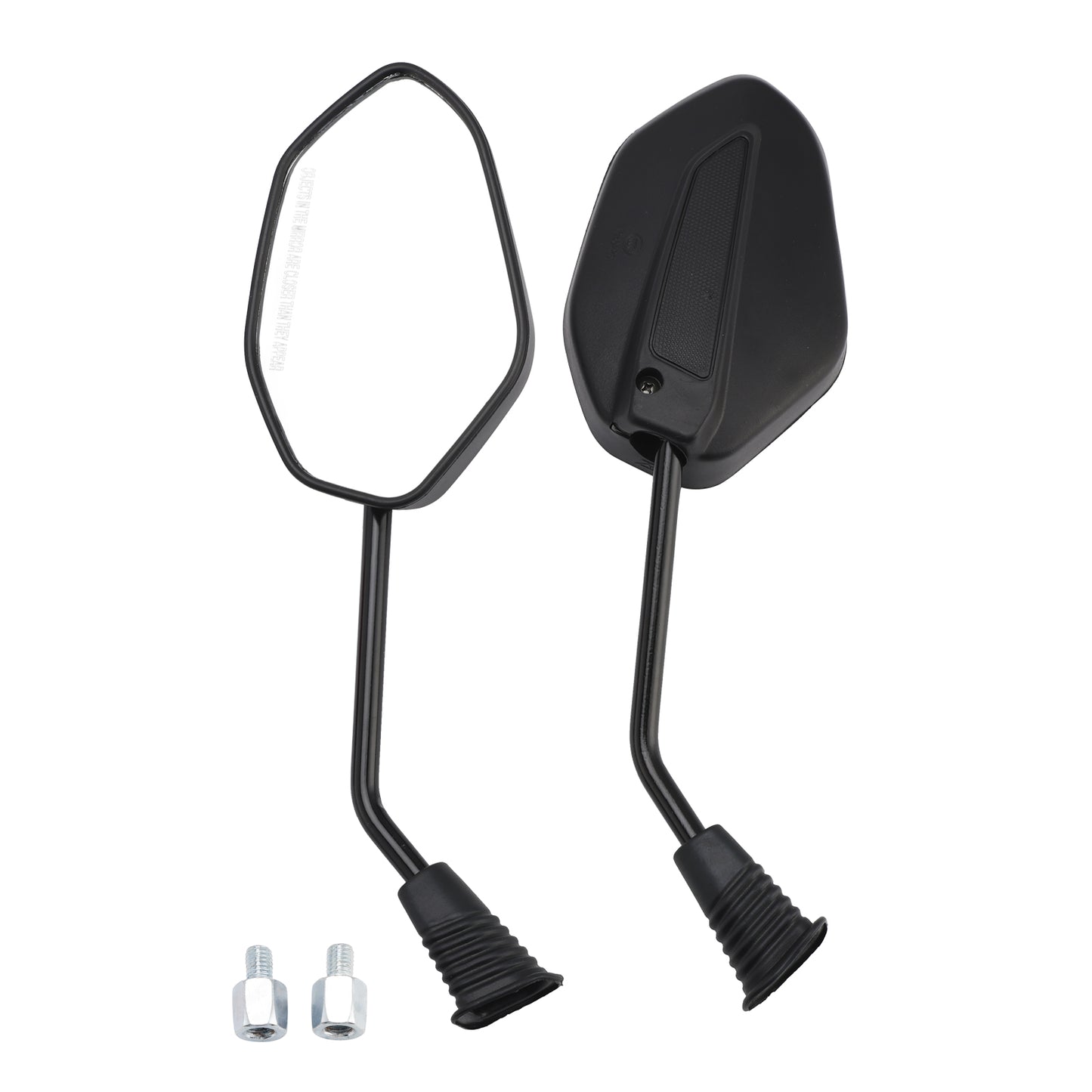 2017-2022 Honda Dio 110 SCV110 Black Rearview Mirrors Left & Right