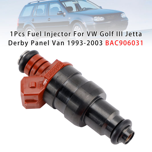 1993-2003 VW Golf III Jetta Derby Panel Van BAC906031 1Pcs Fuel Injector