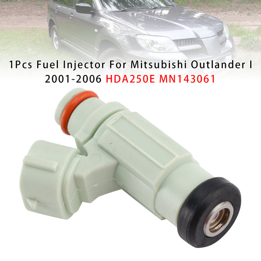 2001-2006 Mitsubishi Outlander I HDA250E MN143061 1Pcs Fuel Injector