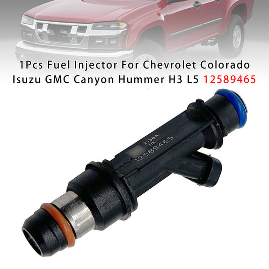 1Pcs Fuel Injector For Chevrolet Colorado Isuzu GMC Canyon Hummer H3 L5 12589465