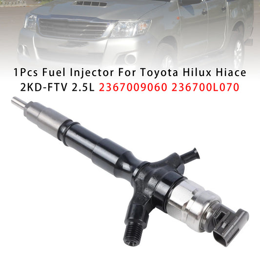 1Pcs Fuel Injector For Toyota Hilux Hiace 2KD-FTV 2.5L 2367009060 236700L070