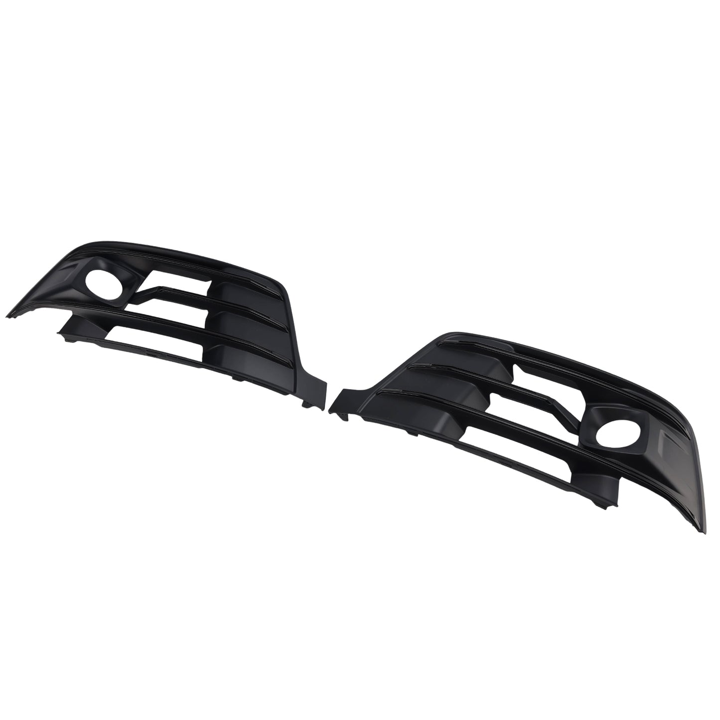2PCS Front Bumper Fog Light Grille Cover 4M0807681E Fit Audi Q7 2016-2019