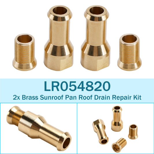 2x Brass Sunroof Pan Roof Drain Repair Kit for Land Rover Range Rover LR054820