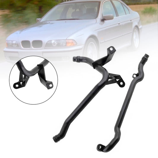 2*Water Engine Heater Inlet Coolant Pipe For BMW E46 E83 X3 E53 X5