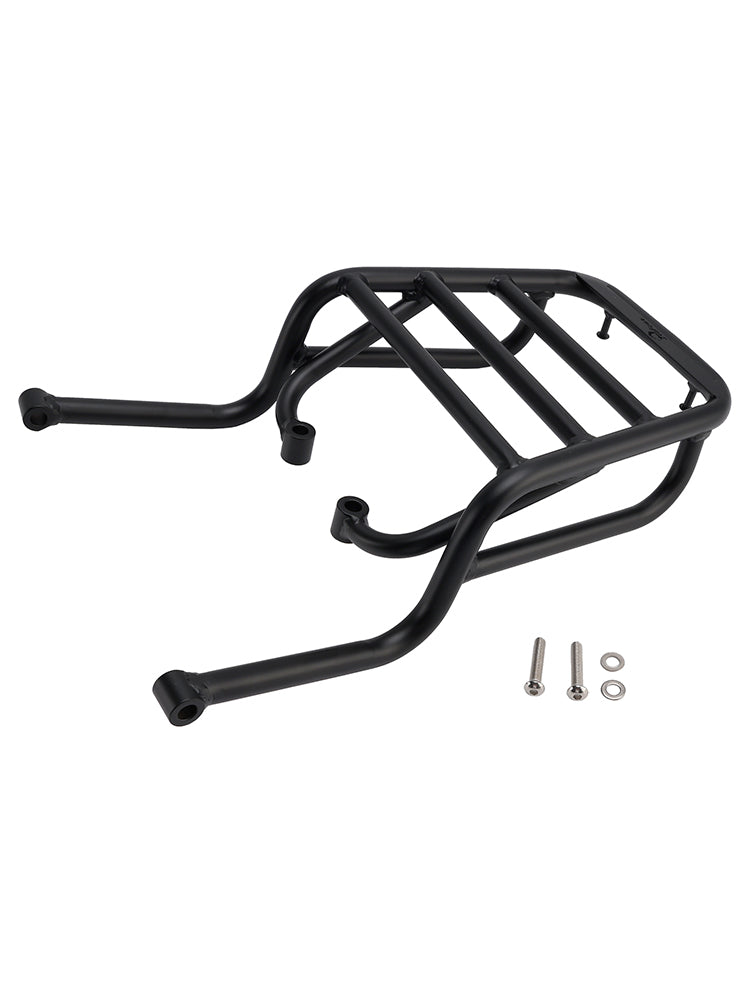 Black Rear Luggage Rack Carrier For Himalayan and Scram 411 2022 2023 2024