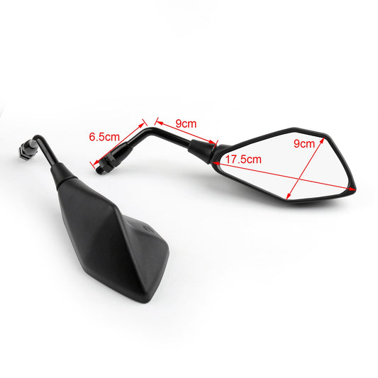 10mm Rearview Mirrors For Kawasaki ER650 ER-6N 12-16 ZR800 Z800 13-16 Z250SL