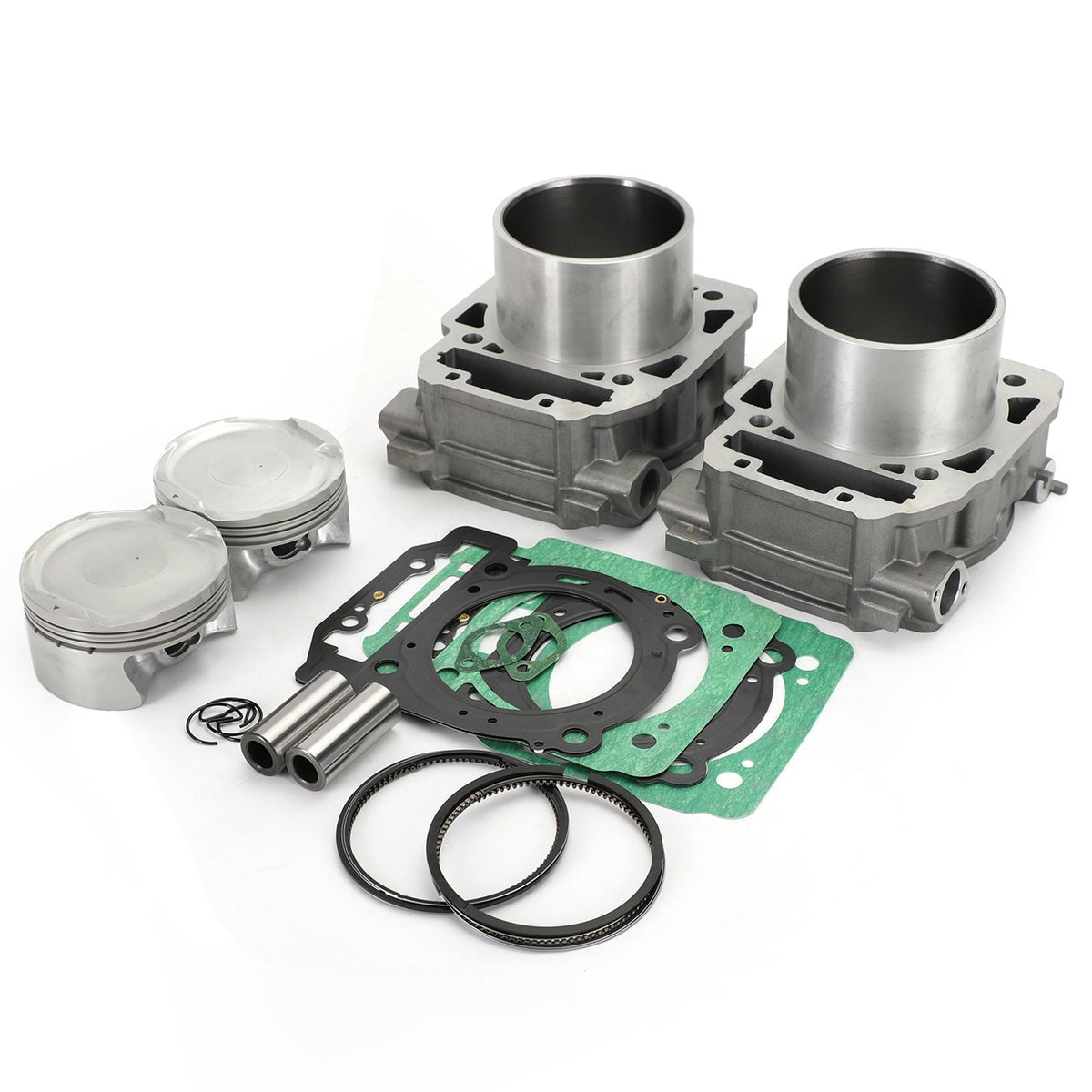 Can-Am BRP Renegade 1000/R T3 2012-2020 STD 91mm Front & Rear Cylinders Top End Kit 420623566 420623565