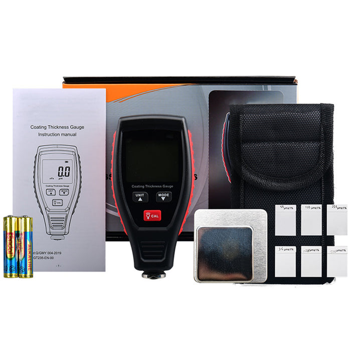Digital Car Measuring 0-1800um Paint Coating Thickness Tester Depth Gauge Meter