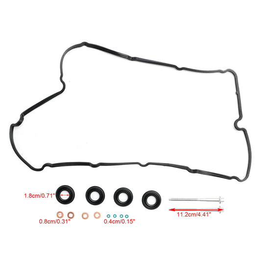 2007-On Land Rover Defender 2.4 Td4 4X4 Injector Seals Bolts Rocker Cover Gasket 1372490