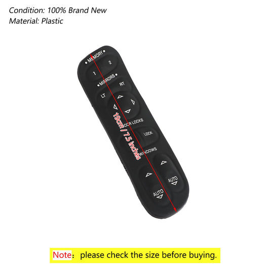 1997-2004 Chevy Corvette C5 Master Power Window Door Switch 19209381 10092804