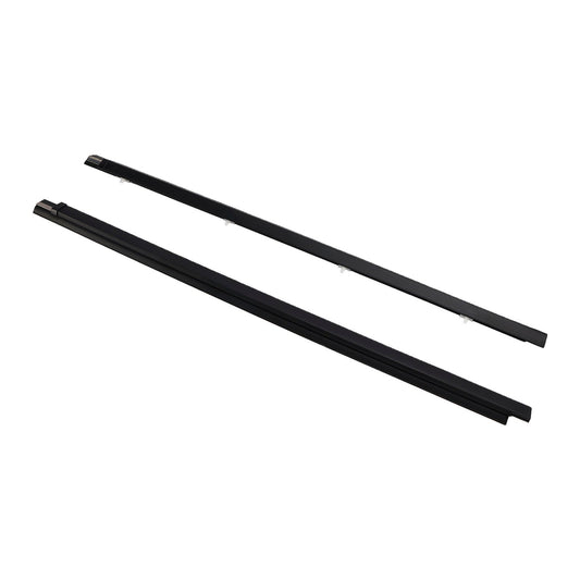 1995-2004 Toyota Tacoma 2pcs WP685VZ Front Door Window Belt Weatherstrip Moulding Trim Seal