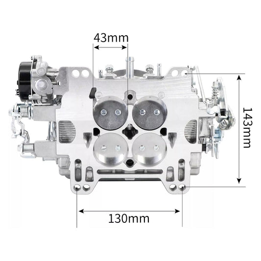 4 Barrel Carburetor Edelbrock 1411 Performer 750 CFM Electric Choke