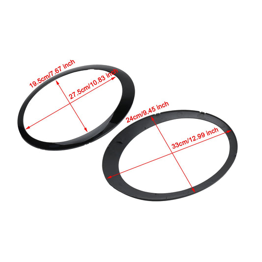 2001-2006 Mini Cooper R50 R52 R53 2PCS Headlight Trim Ring