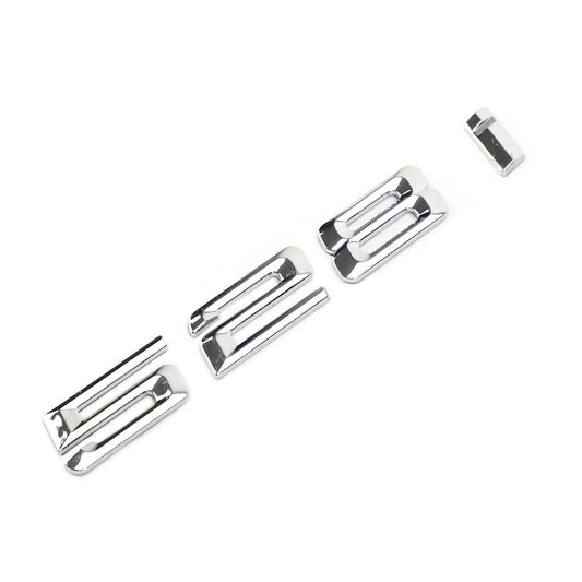 BMW 528i Rear Trunk Nameplate Badge Emblem Numbers Letter Decal 528 i
