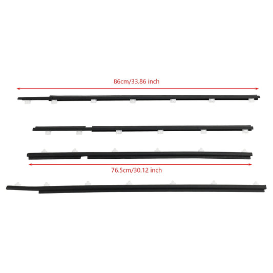 1990-1998 Toyota Land Cruiser FJ80 FZJ80 HZJ80 6821060010 Outer Weatherstrip Door Belt Seal